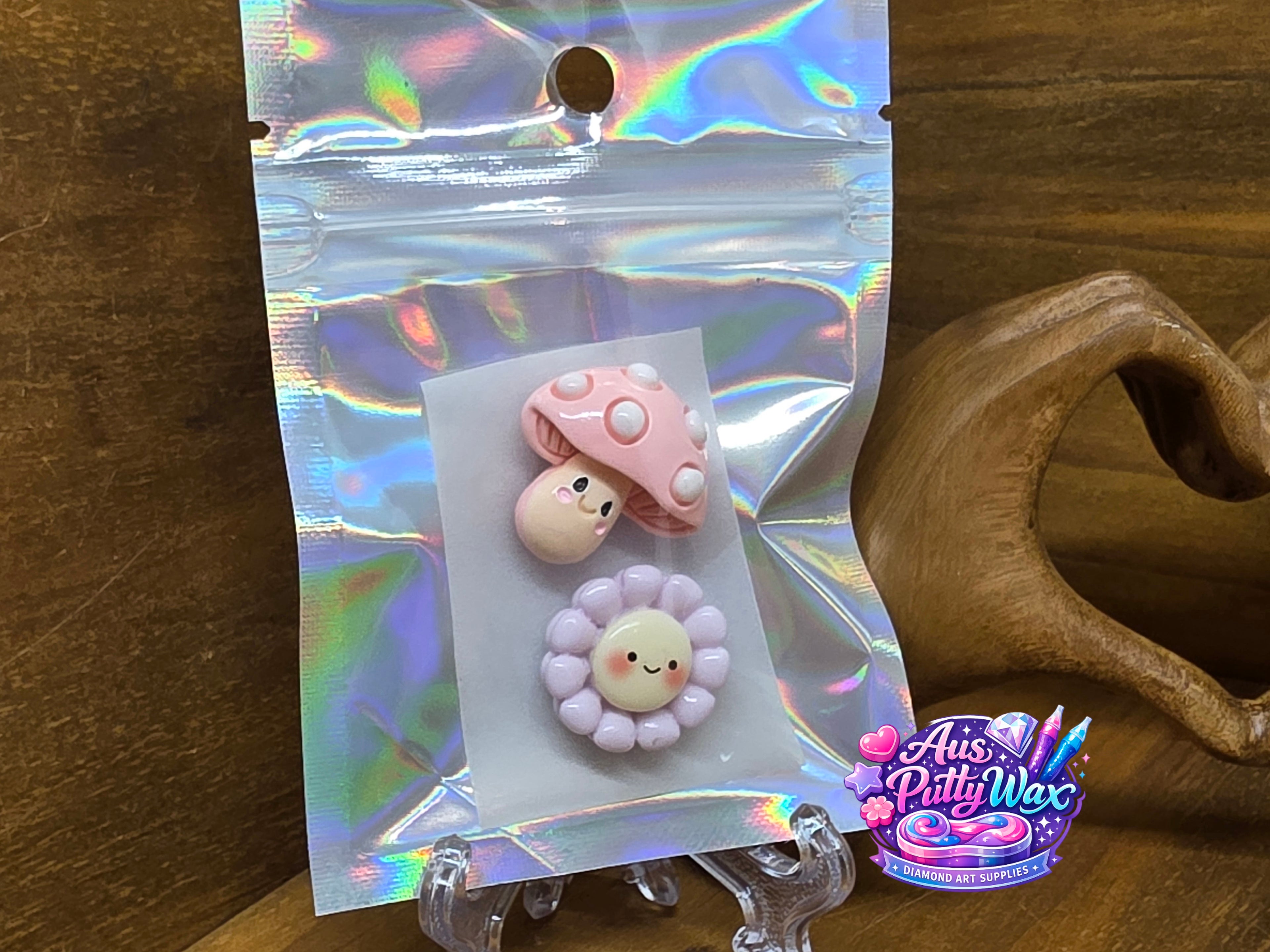 Pink Mushroom & Flower Pack Cover Minders Pack