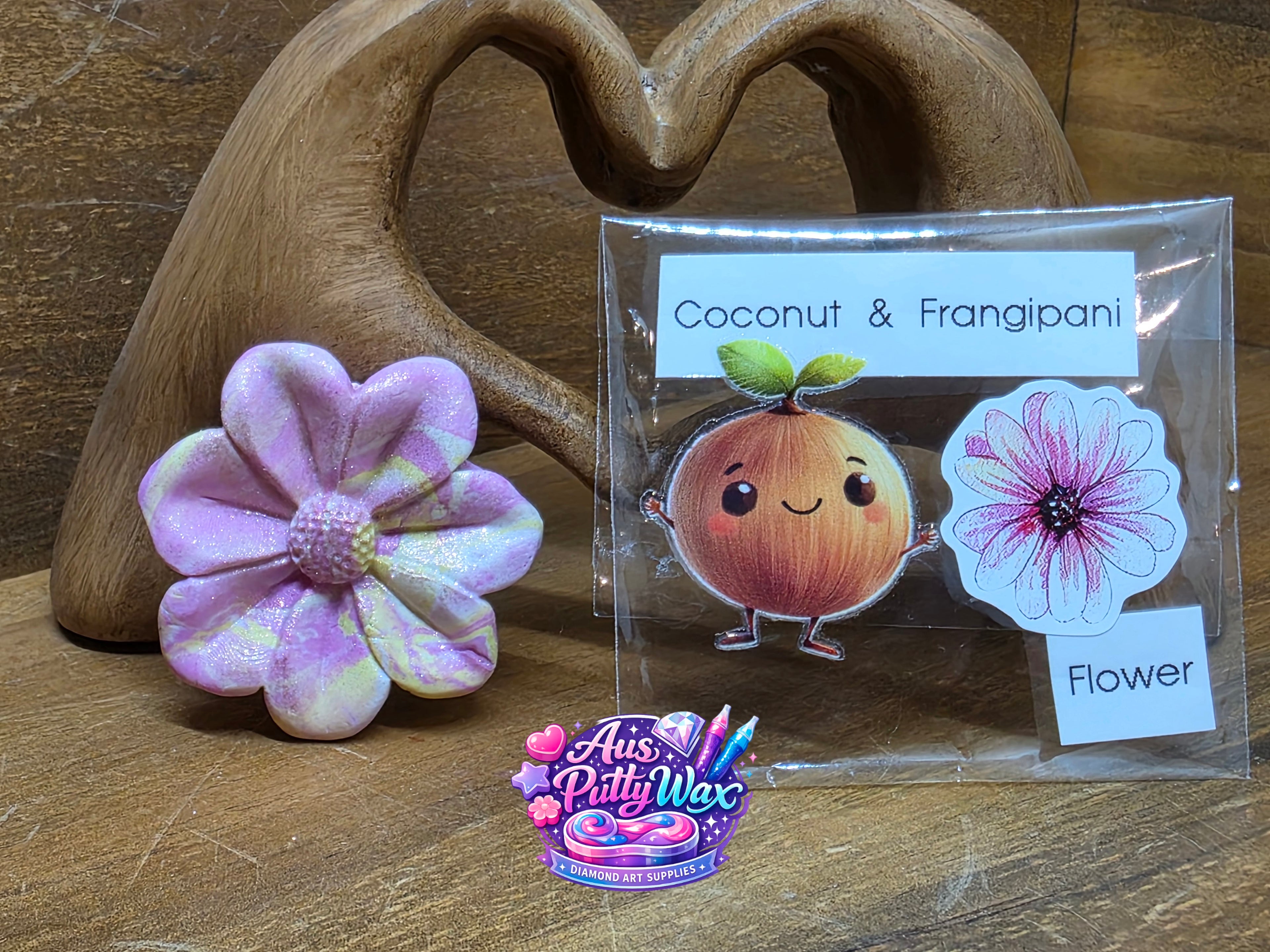 Coconut & Frangipani Flower Putty