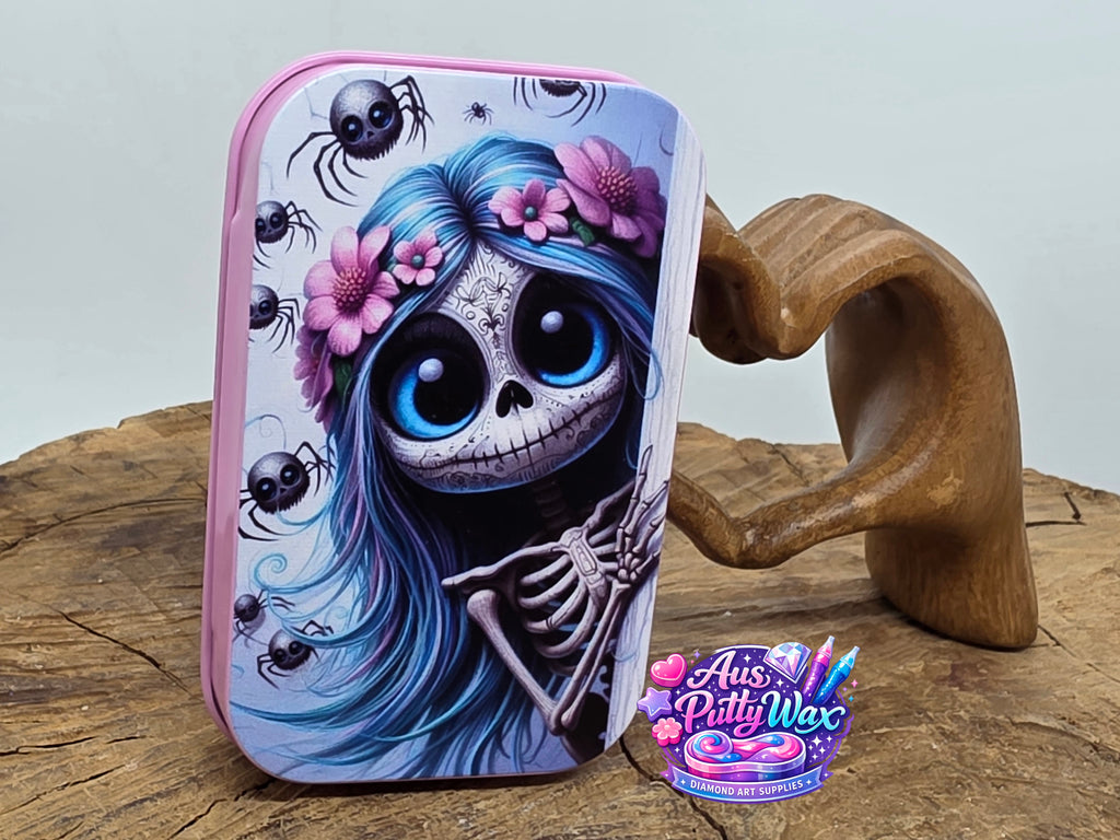 Just a Tin -  Skeleton Girl
