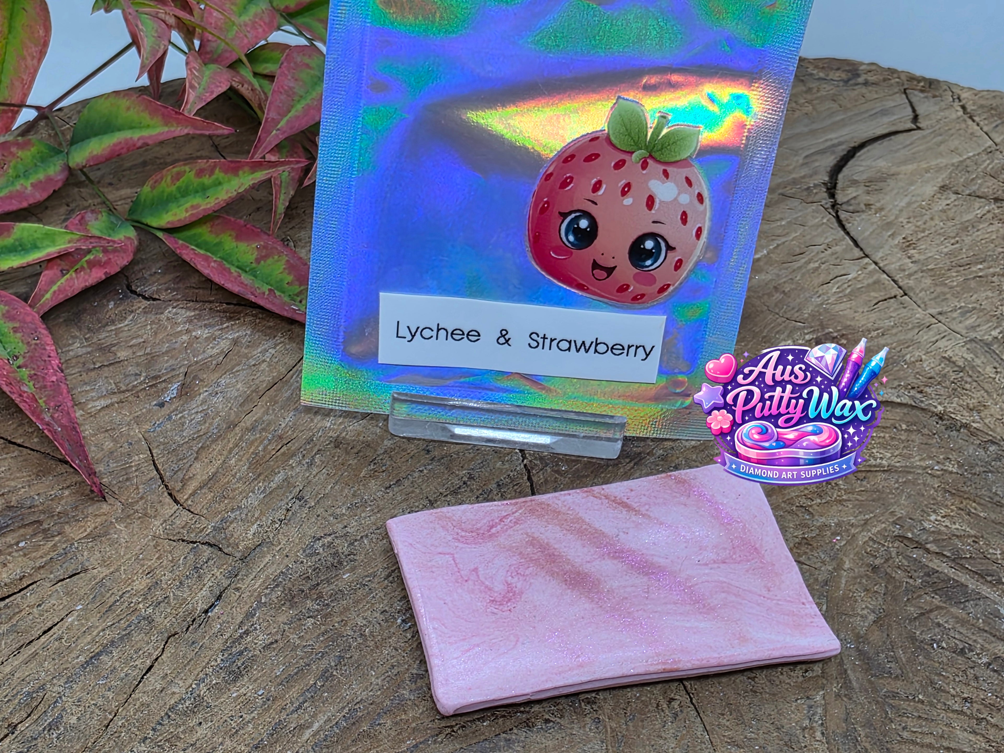 Lychee and Strawberry Putty