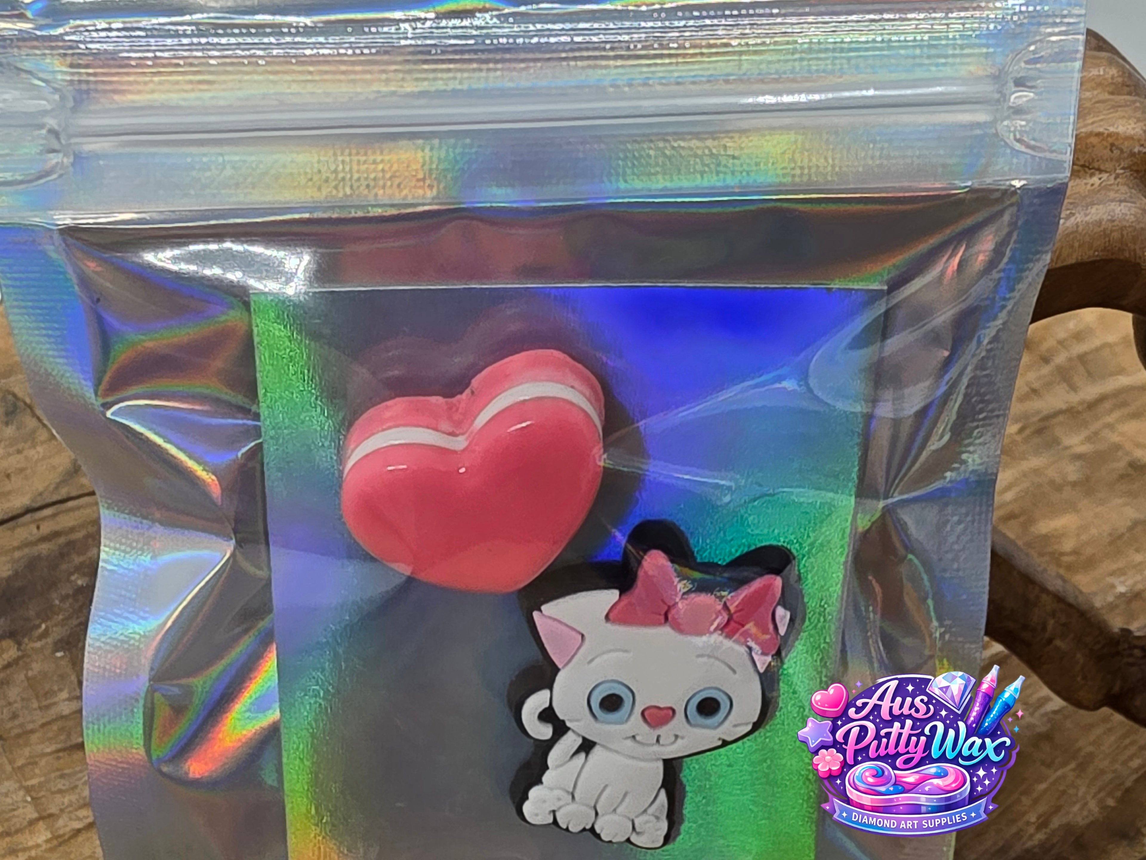 Cat & Heart ❤️ Macaroon Cover Minders Pack
