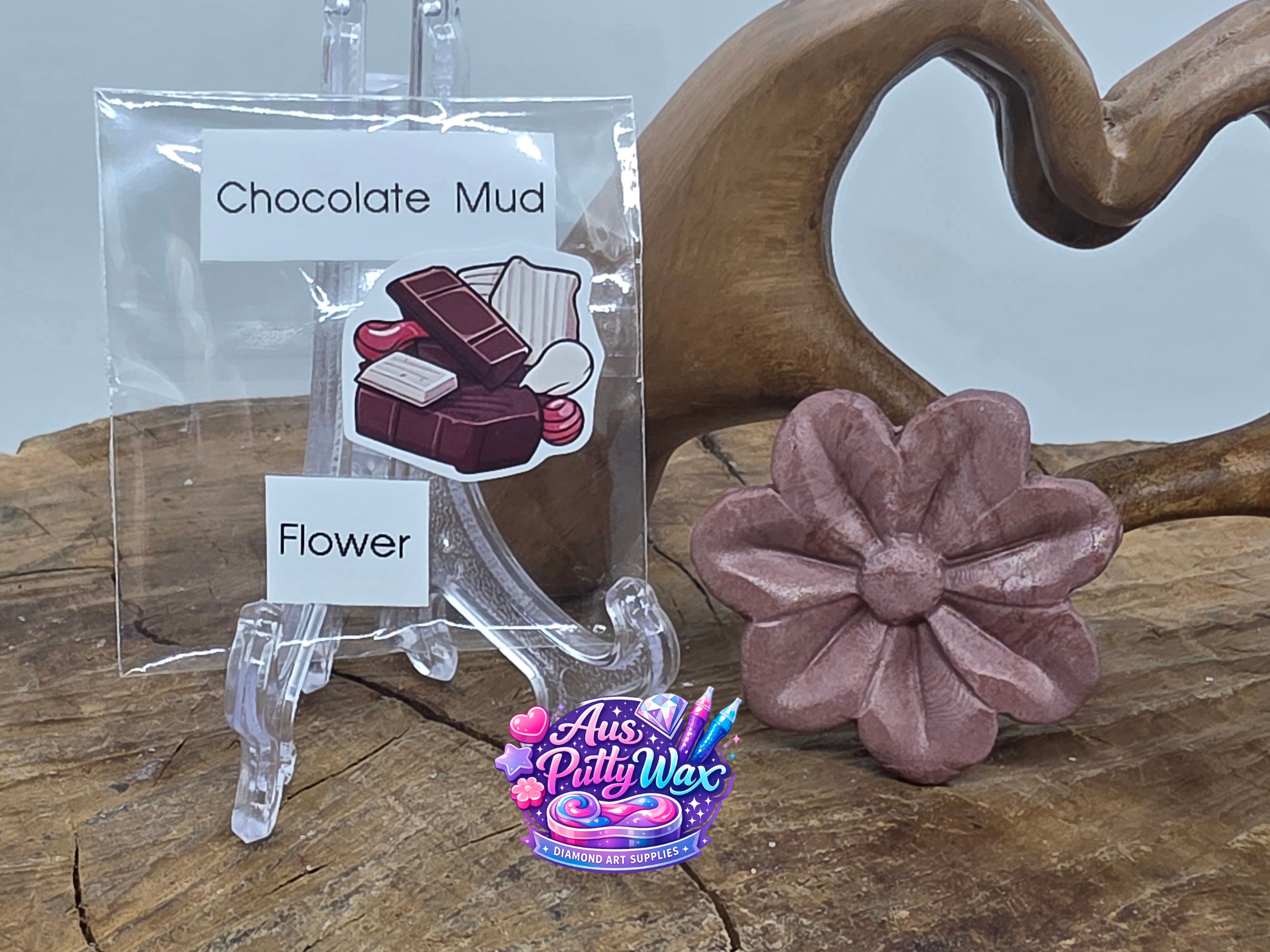 Chocolate Mud Flower Putty