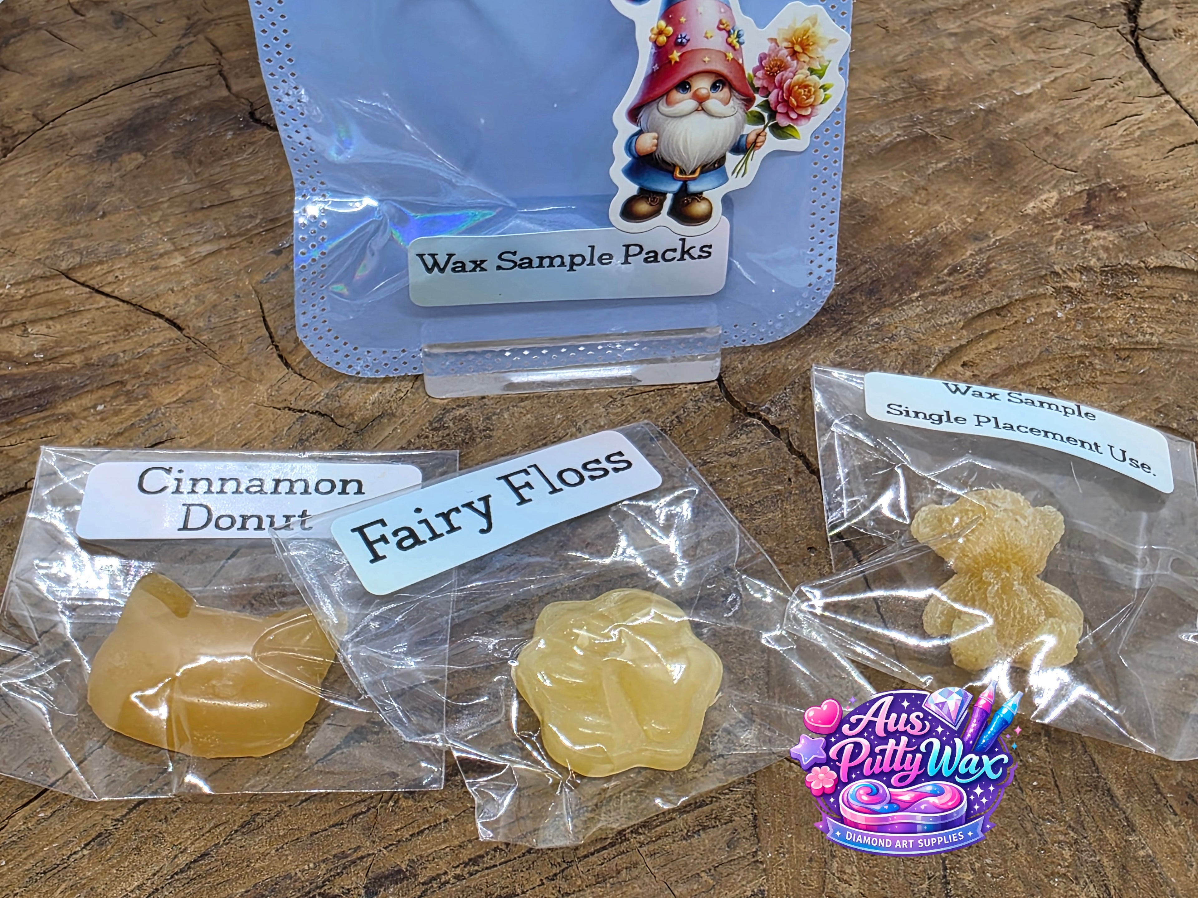 Wax Sample Pack - Cinnamon Donut, Fairy Floss & Unscented