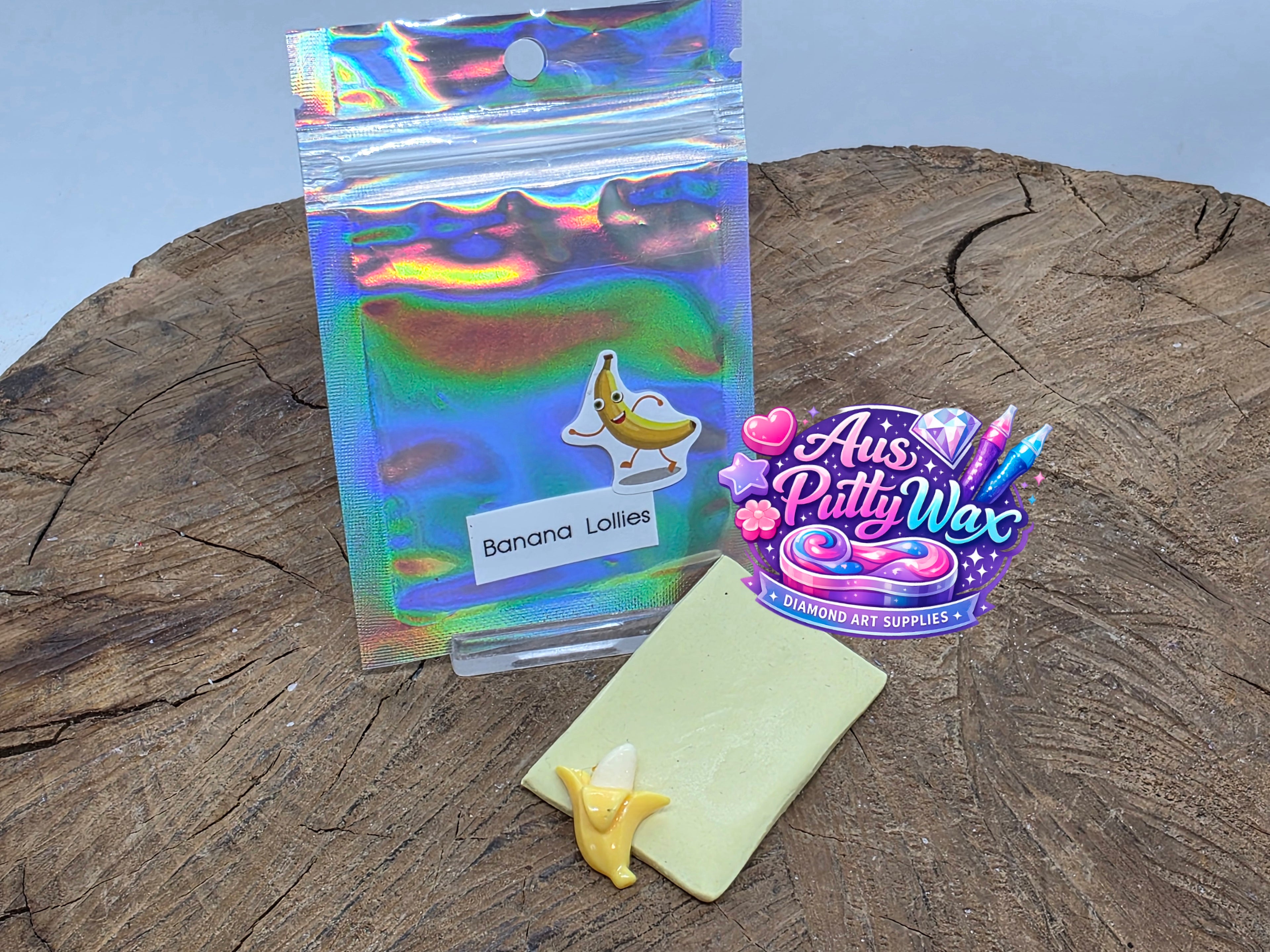 Banana lollies Putty