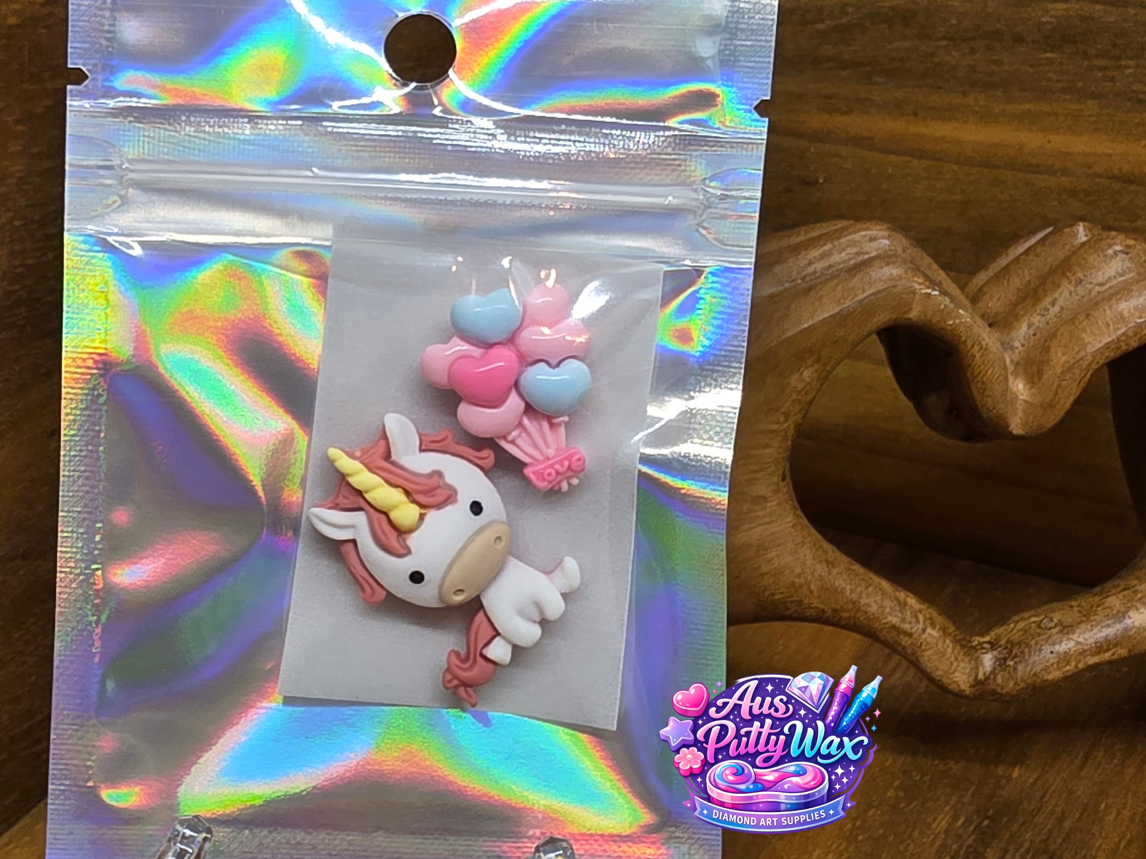 Unicorn & Heart Balloons Cover Minders Pack