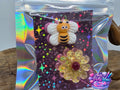 🐝 Bee & Yellow Glitter Flower Cover Minders Pack