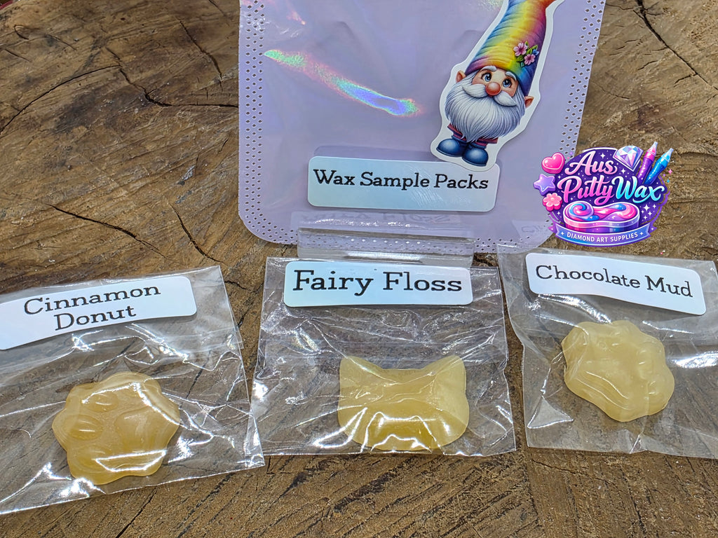 Wax Sample Pack - Cinnamon Donut, Fairy Floss, Chocolate Mud