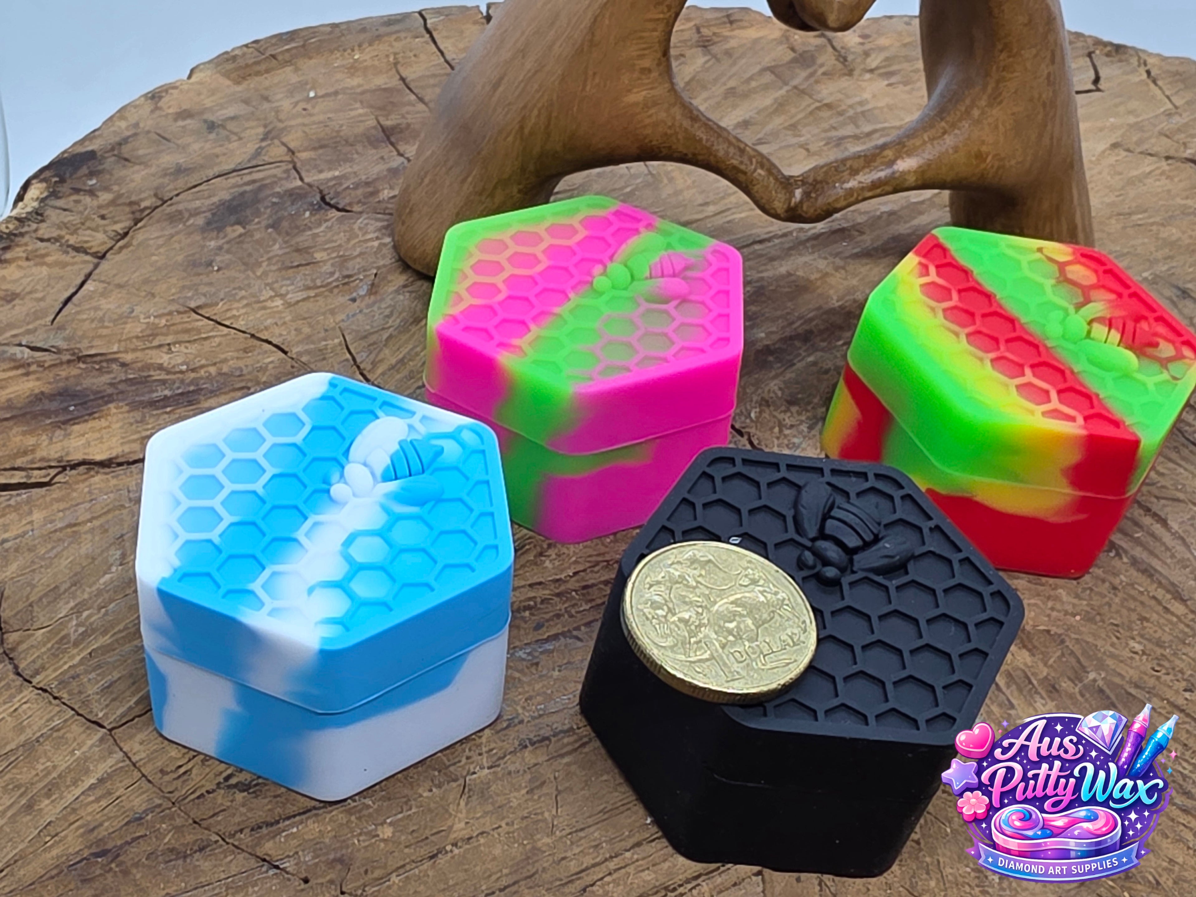 Wax - Honeycomb Silicone Container