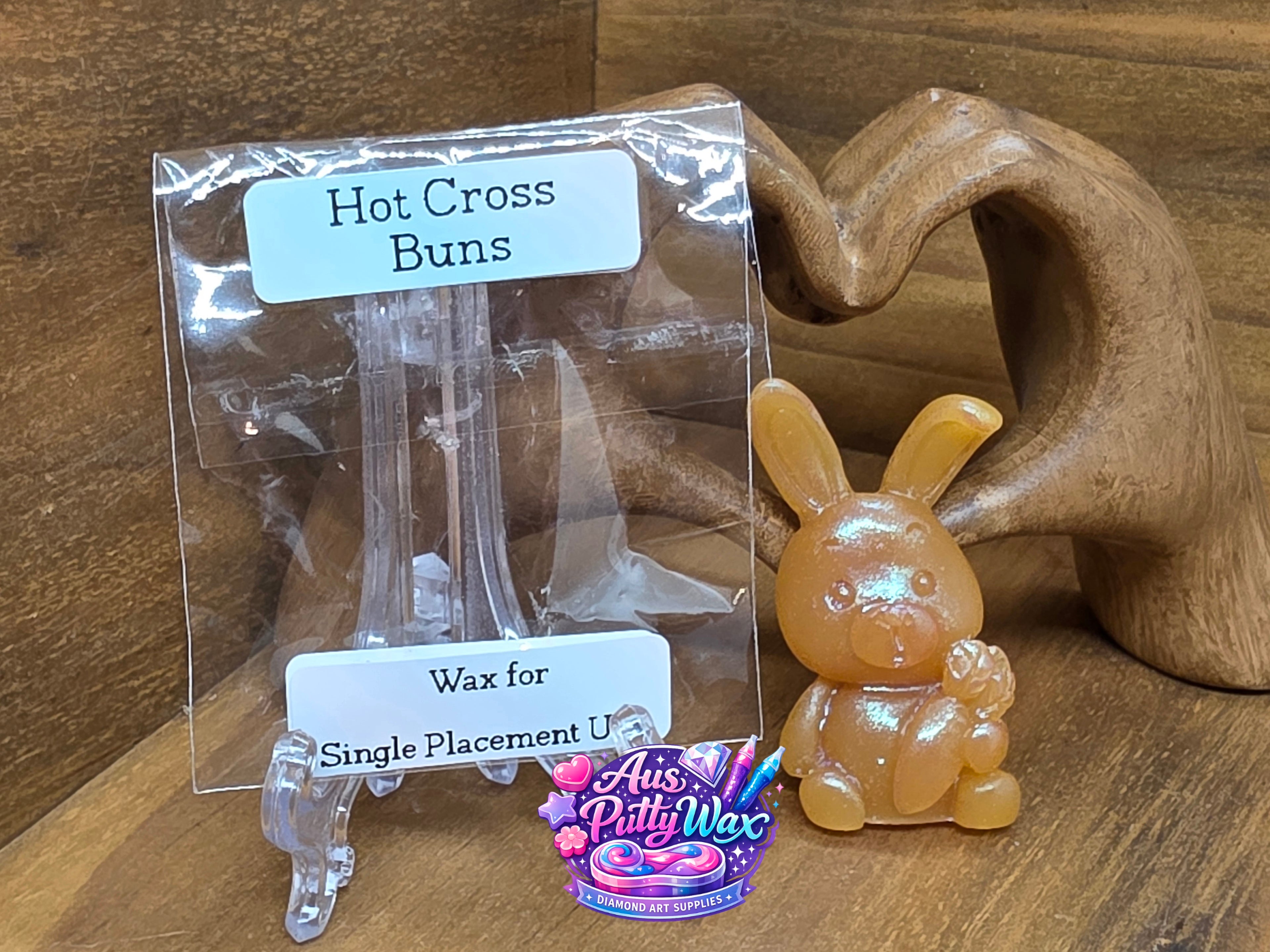 Hot Cross Buns Wax Bunny