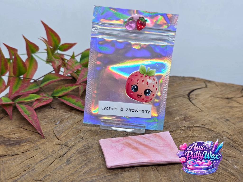 Lychee and Strawberry Putty