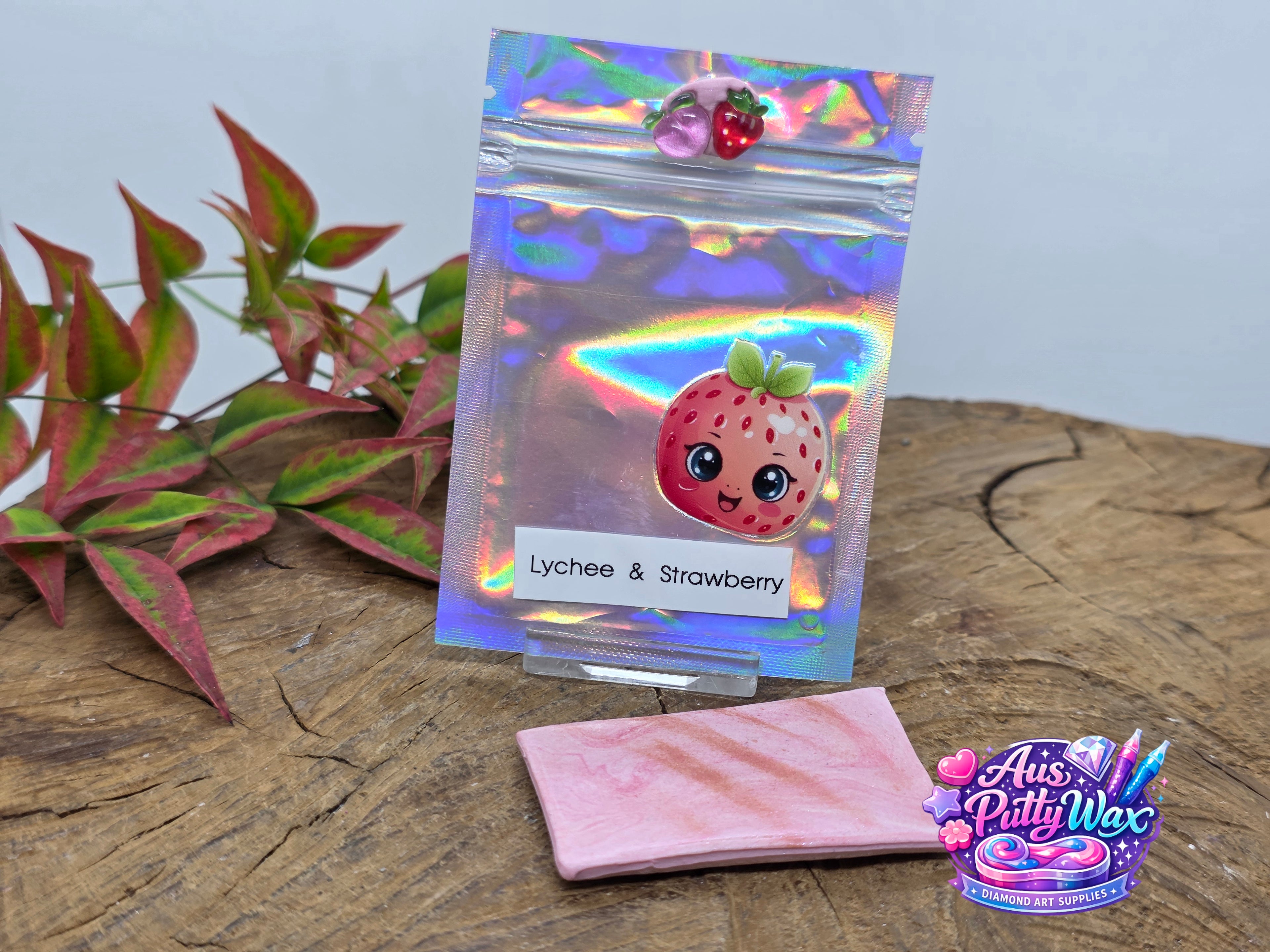 Lychee and Strawberry Putty