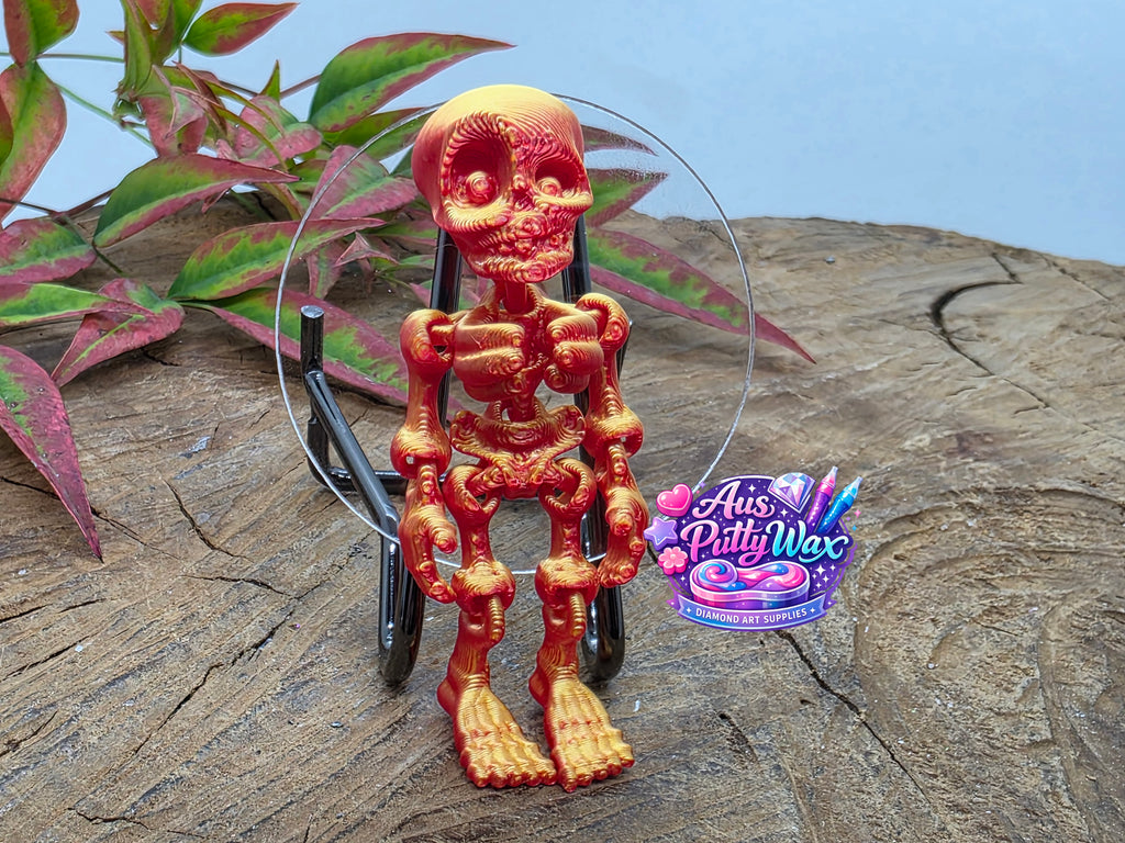 Movable Skeleton Cover Minder - Orange