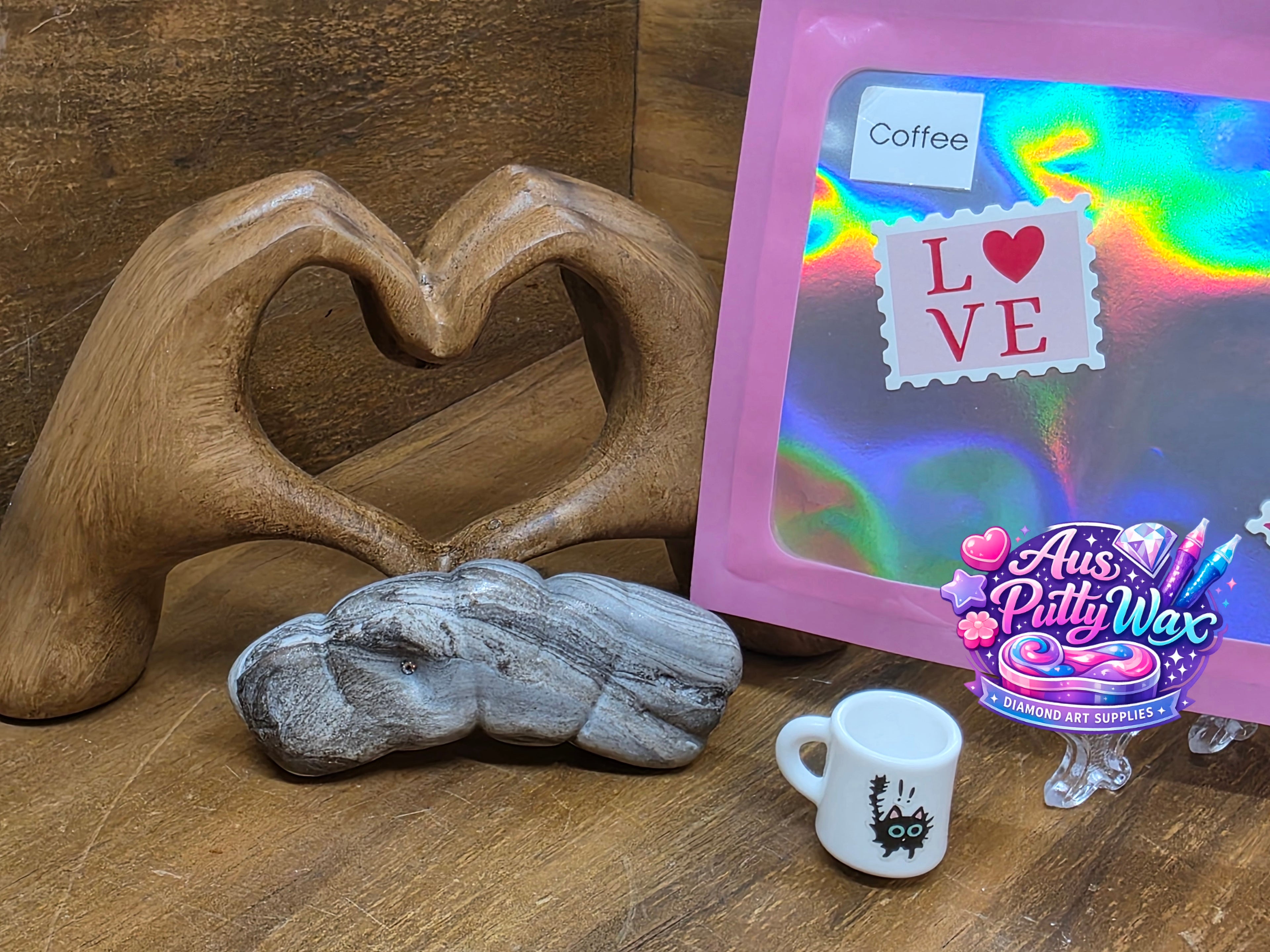 💕 Coffee love 💓 Putty & Cover Minder (Copy)