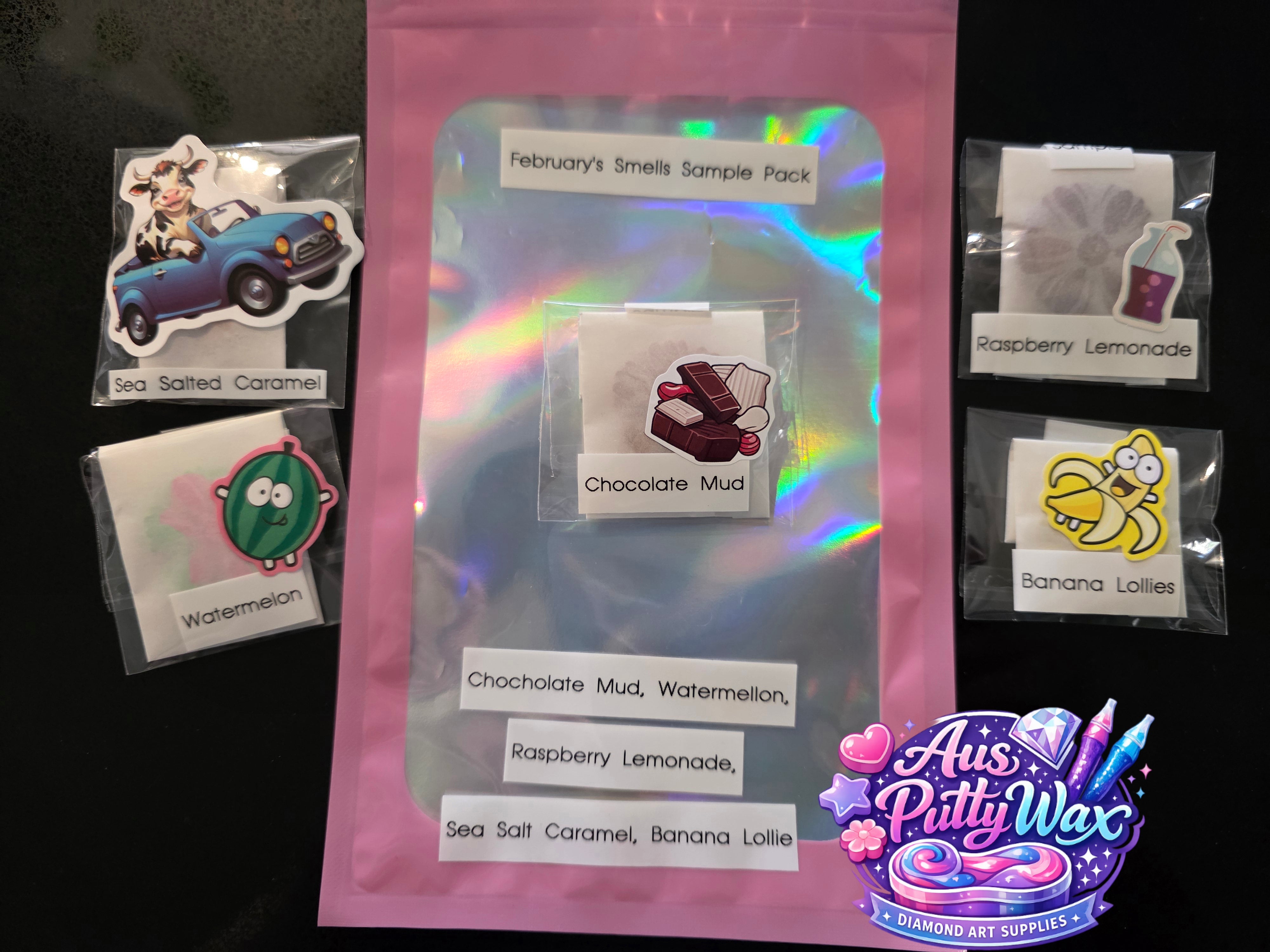 February's Smell Sample Putty Pack – Aus Putty Wax