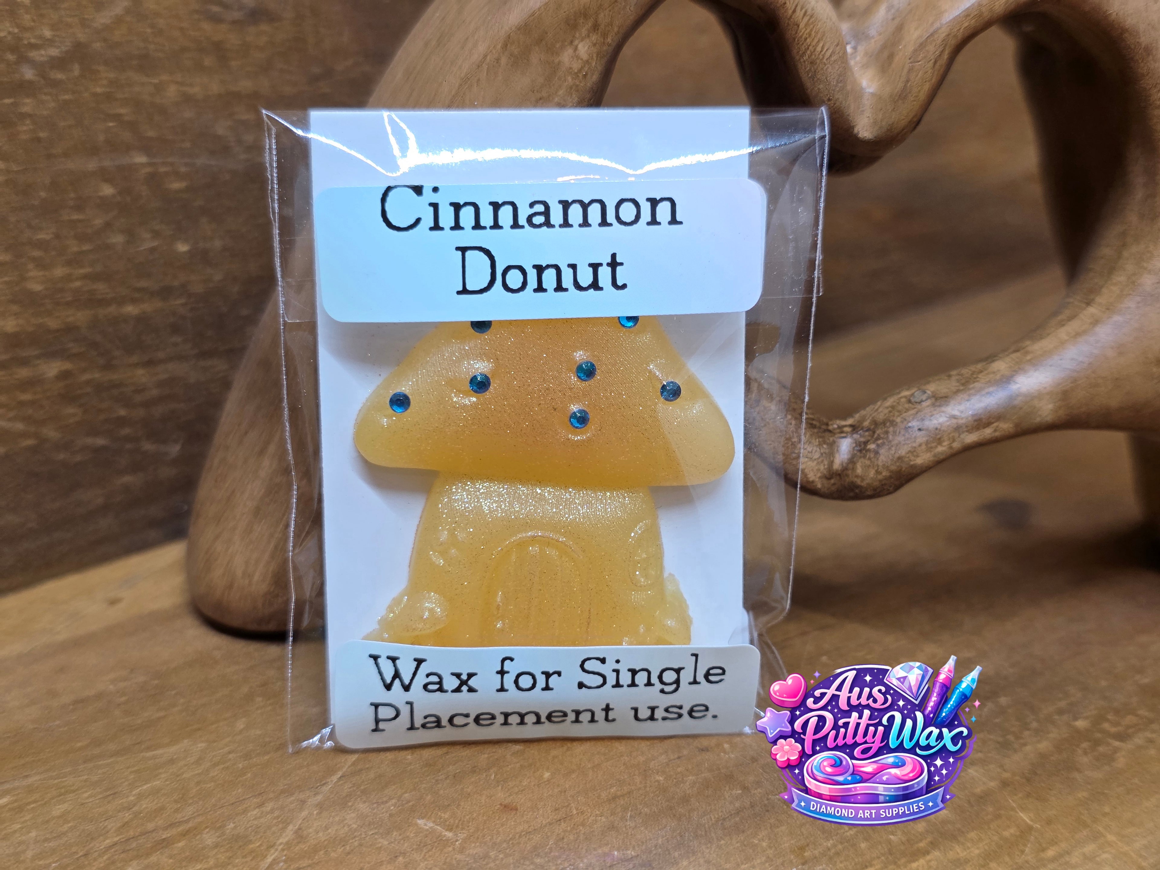 Cinnamon Donut Fairy Mushroom House Wax