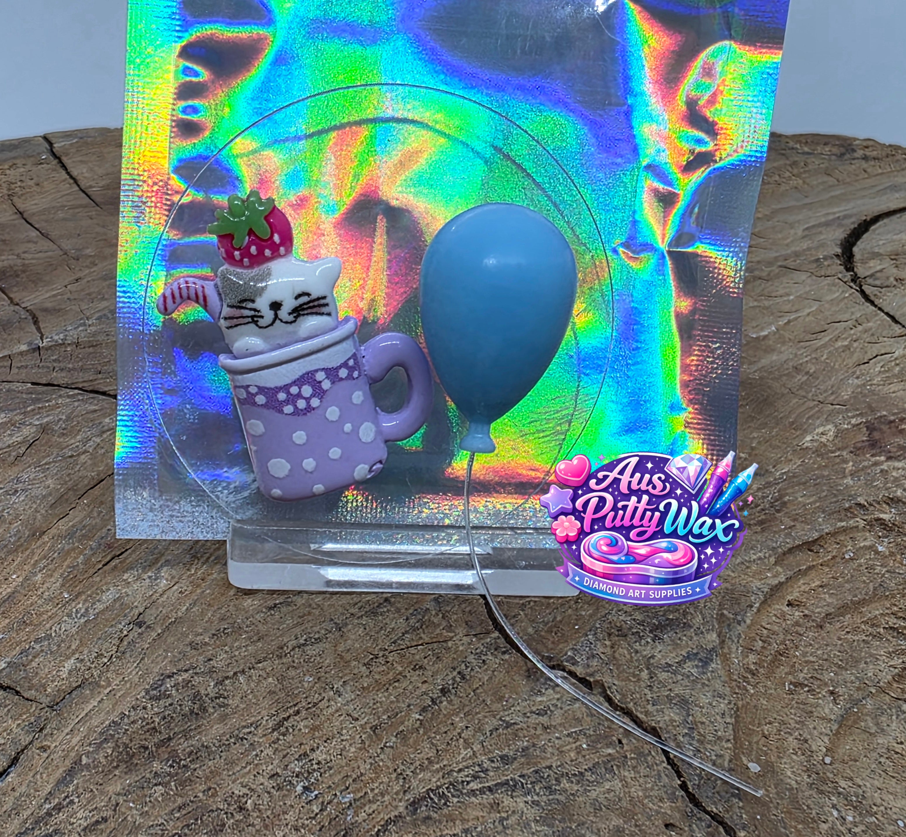 Cat Drink & Balloon Cover Minders Pack