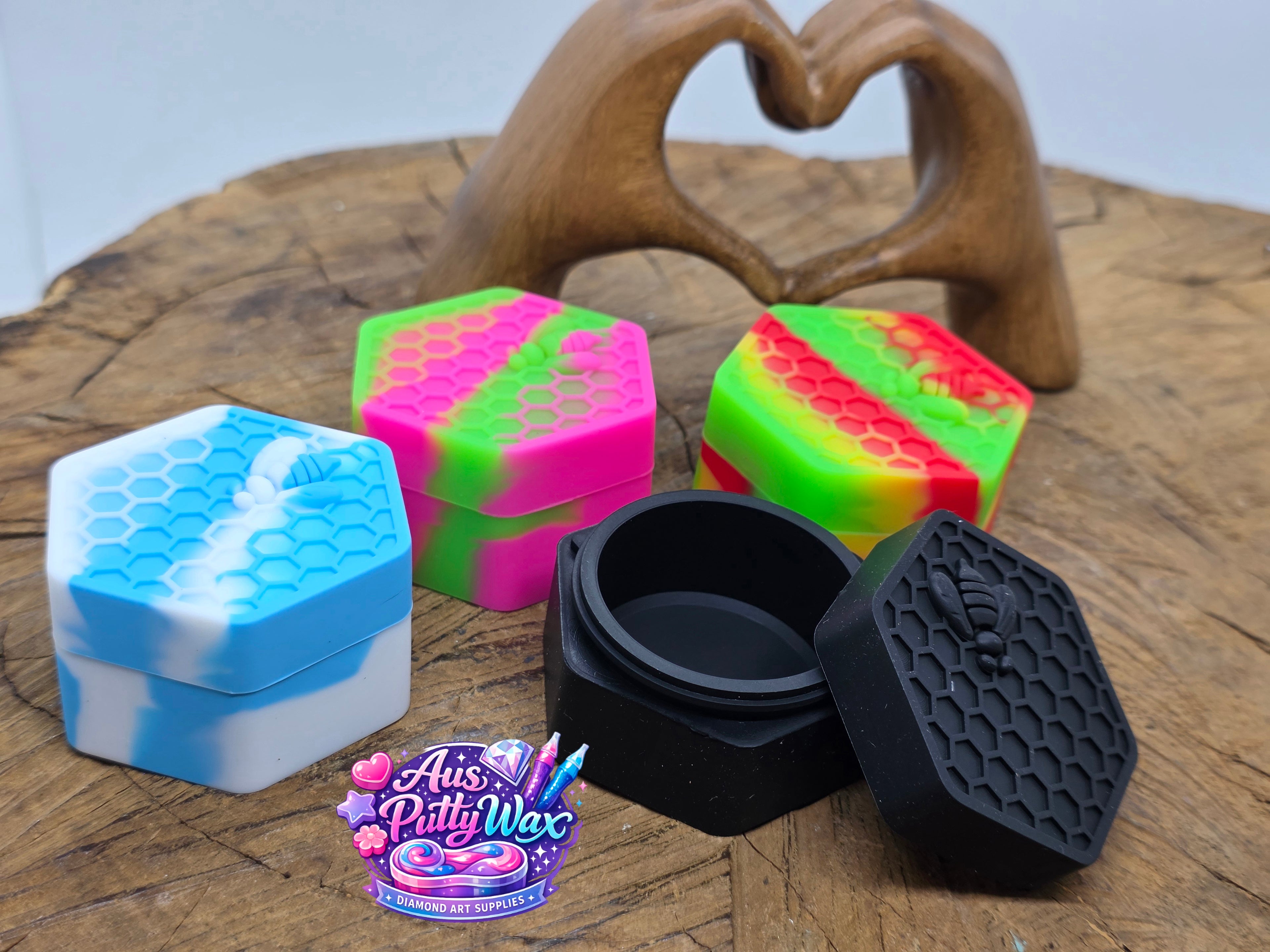 Wax - Honeycomb Silicone Container